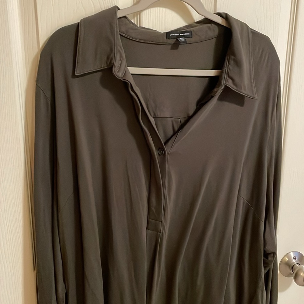 Universal Standard Quarter Button Down Top - Xl - image 3